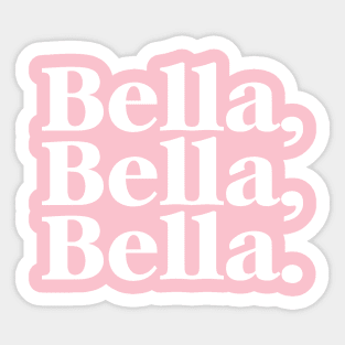 Bella - Beautiful woman Sticker